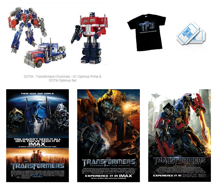 Win a Transformers Dark of the Moon Prize Package!