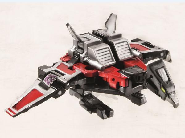 Official product images of Masterpiece Soundwave, Rumble, Frenzy, Ravage, Laserbeak, and Buzzsaw