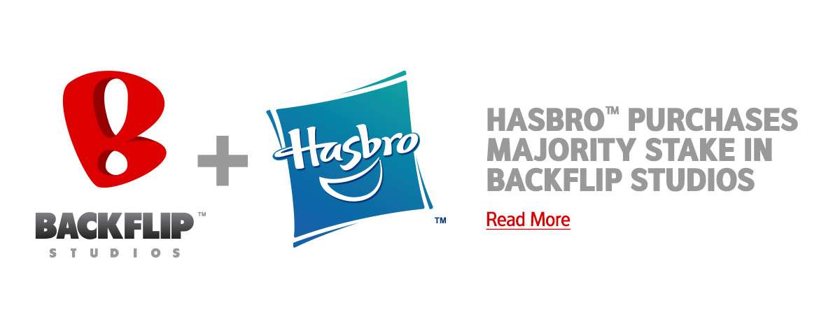 Hasbro Purchases Majority Stake In Backflip Studios