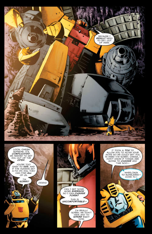Re: TRANSFORMERS: BUMBLEBEE #1 6 page preview