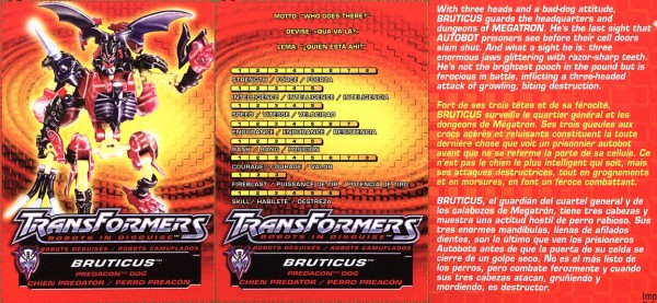 Transformers Tech Spec: Bruticus