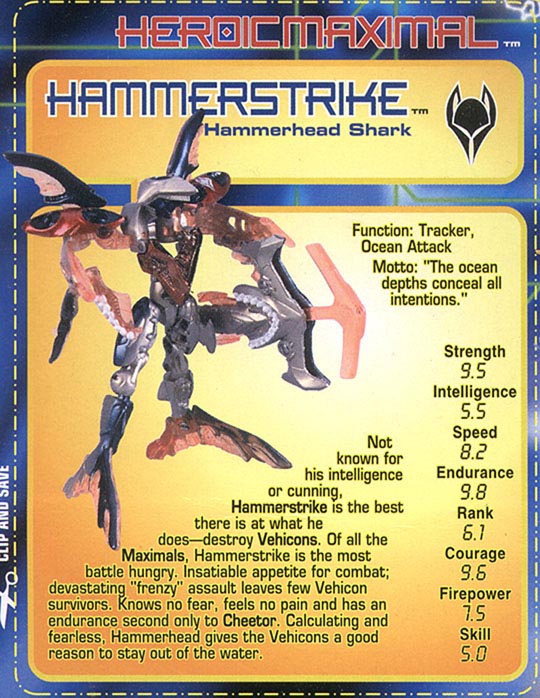Transformers Tech Spec: Hammerstrike
