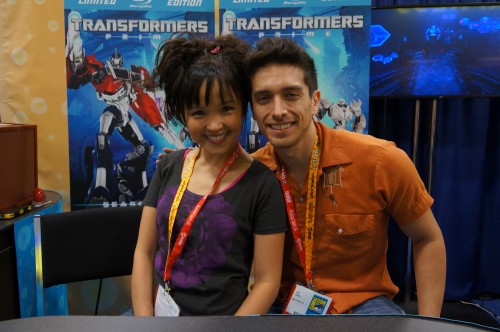 Seibertron.com visits with Transformers Prime's Jack and Miko