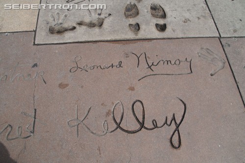 Movie star handprints at Grauman's Chinese Theatre