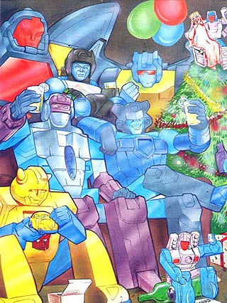 Transformers celebrate the New Year
