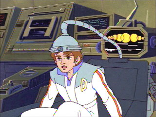 Daniel with Quintesson device on his head