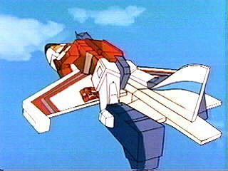 Optimus riding on Slingshot