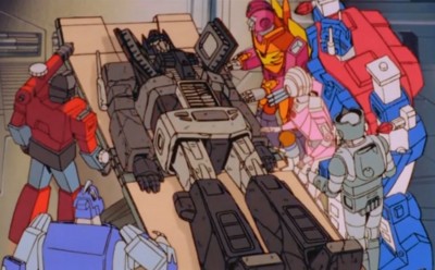Optimus Prime on his deathbed