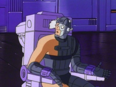 Dr Arkeville becomes a cyborg