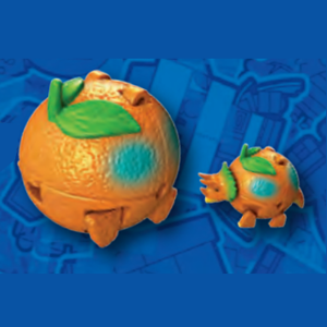 Visit shop.seibertron.com to buy "TRISOURTOPS Transformers BotBots Series 3 Lost Bots Triceratops Orange 2019"