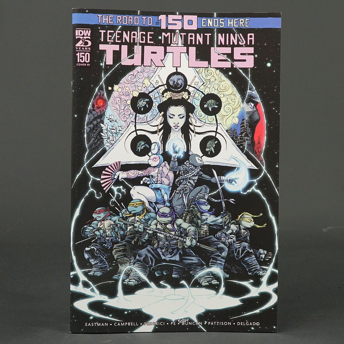TMNT #150 Cvr F 1:25 IDW Comics 2024 FEB241065 150F Turtles Ongoing (CA) Campbell (W) Campbell (A) Federici + Pe