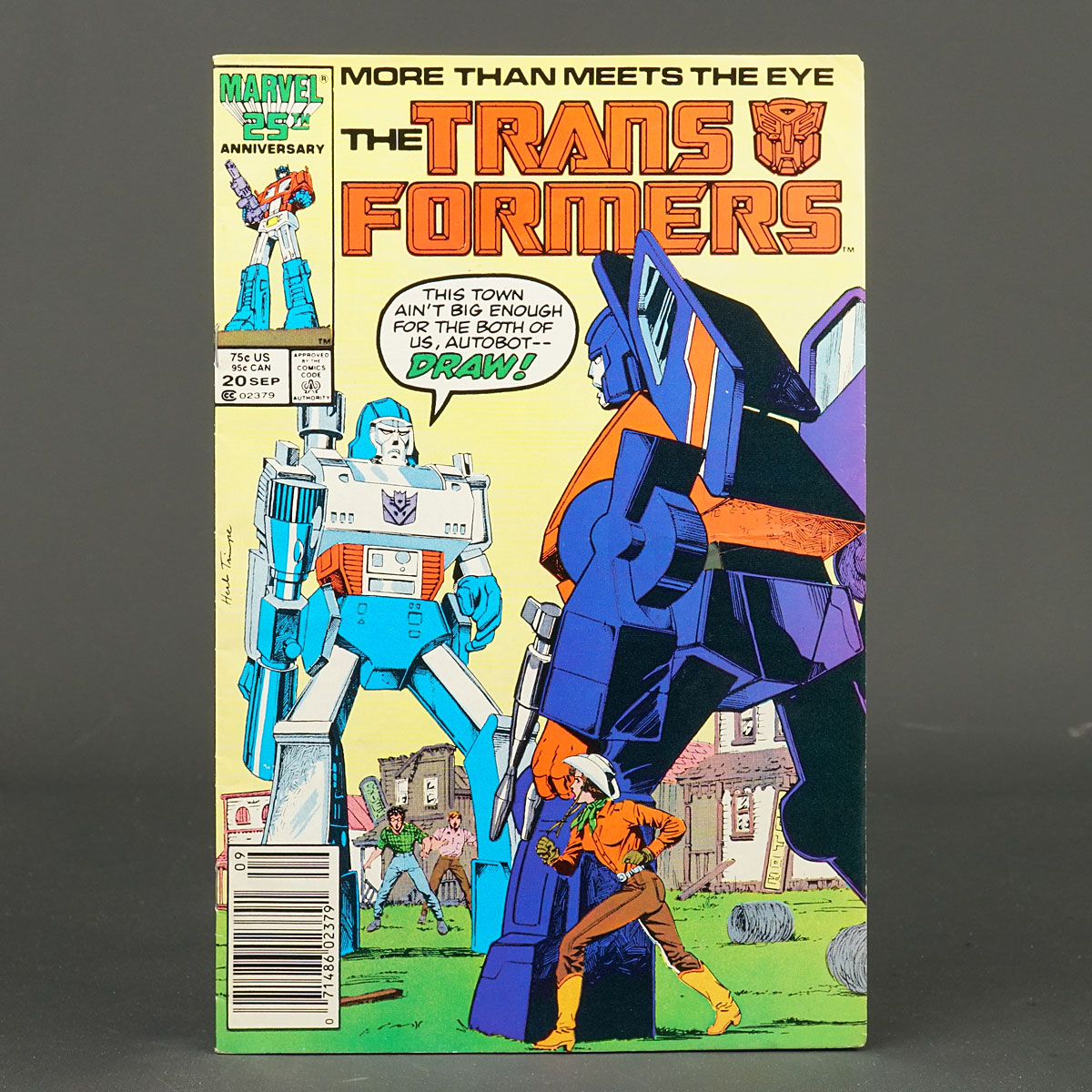 THE TRANSFORMERS #20 Marvel Comics 1986 (A/CA) Trimpe (W) Budiansky 231010V