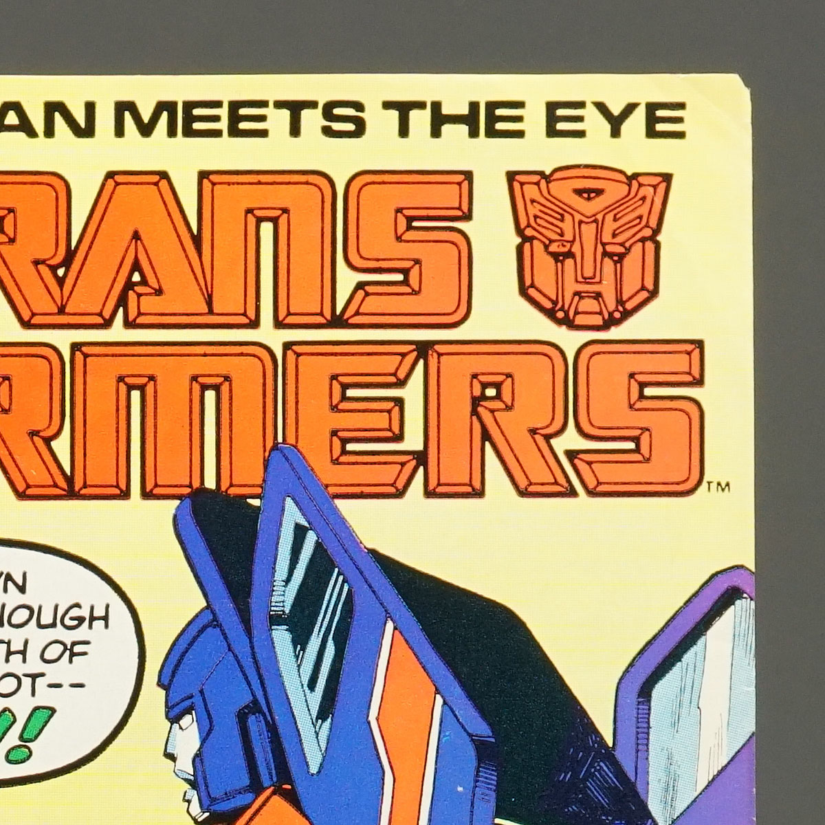 THE TRANSFORMERS #20 Marvel Comics 1986 (A/CA) Trimpe (W) Budiansky 231010V