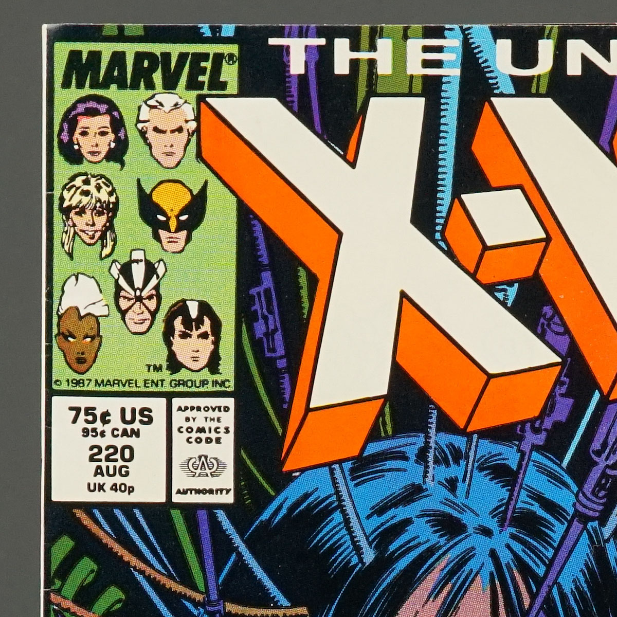 UNCANNY X-MEN #220 Marvel Comics 1987 (A/CA) Silvestri (W) Claremont 240407B
