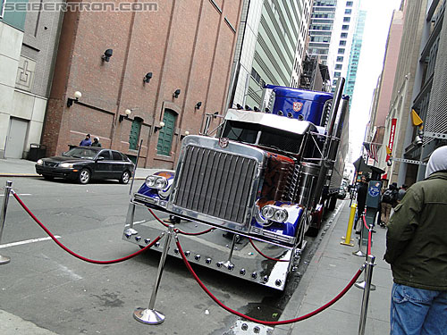 Toy Fair 2011: Transformers Dark of the Moon Optimus Prime truck - Transformers Event: DSC04875
