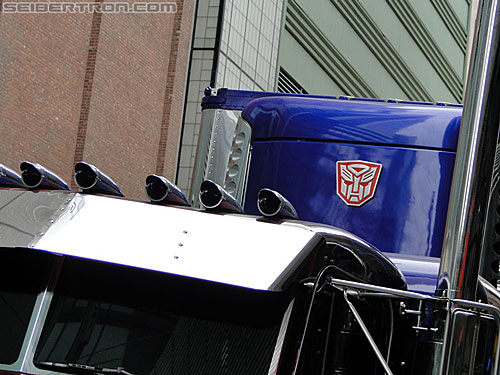 Toy Fair 2011: Transformers Dark of the Moon Optimus Prime truck - Transformers Event: DSC04880