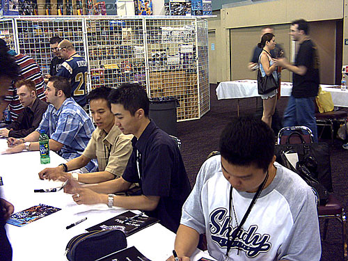 BotCon 2004: Dreamwave Crew - Transformers Event: The Dreamwave team still signing autographs