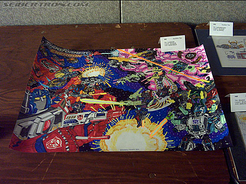 BotCon 2004: Fan Creative Pieces - Transformers Event: Art room display