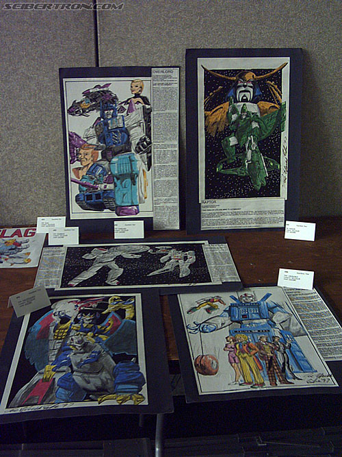 BotCon 2004: Fan Creative Pieces - Transformers Event: Art room display