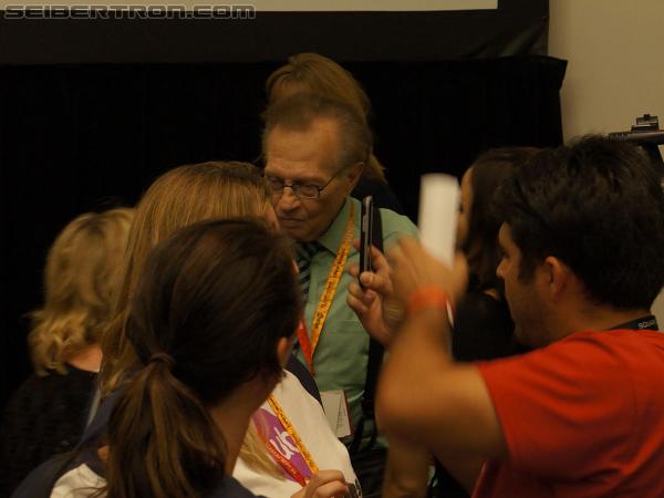 SDCC 2012: Panel - Larry King interviews Peter Cullen - Transformers Event: DSC02589