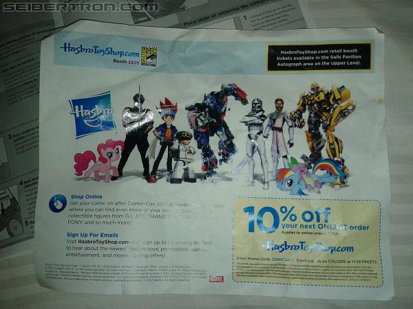 SDCC 2012: Hasbro's Display Area - Transformers Event: IMG 20120712 004145