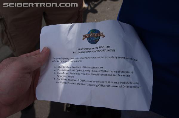 Transformers: The Ride - 3D Grand Opening at Universal Orlando Resort: Red Carpet Grand Opening - Transformers Event: DSC04391