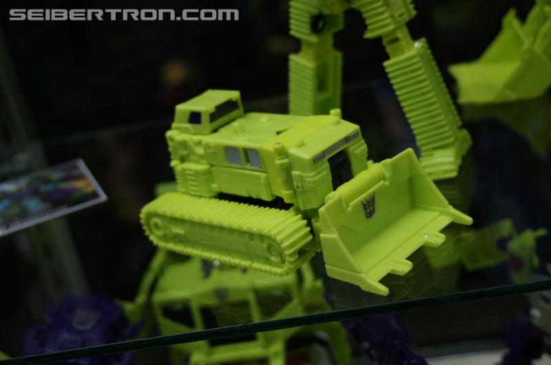 BotCon 2015: Hasbro Booth: Devastator, SDCC Devastator, and Combiner Hunters Arcee, Windblade and Chromia - Transformers Event: DSC09132