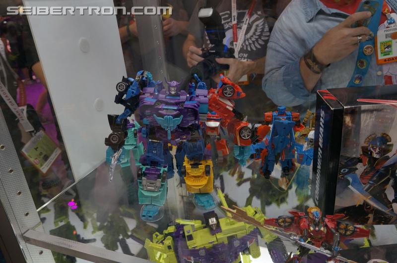 SDCC 2015: Hasbro Booth: Combiner Wars G2 Menasor and the Stunticons - Transformers Event: DSC03357