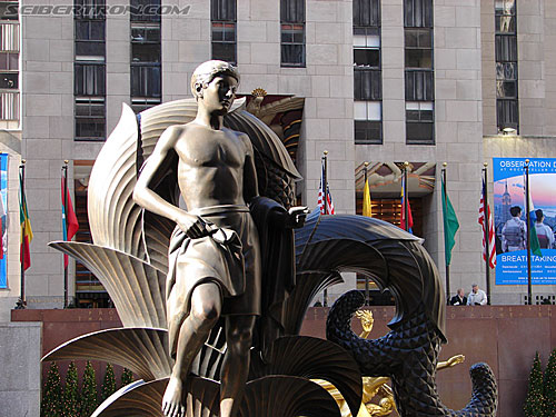 Toy Fair 2007 - New York: Rockefeller Center - Transformers Event: