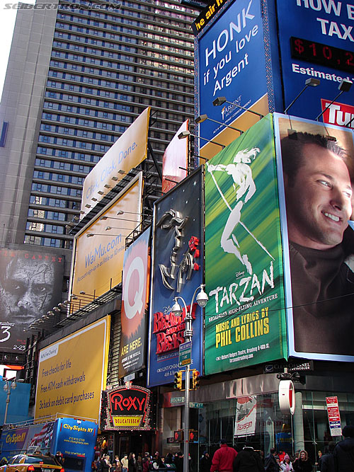 Toy Fair 2007 - New York: Times Square - Transformers Event: