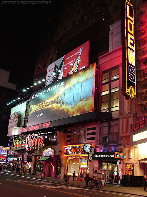 Toy Fair 2007 - New York: Times Square - Transformers Event: