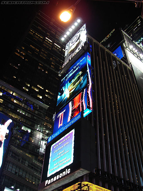 Toy Fair 2007 - New York: Times Square - Transformers Event: