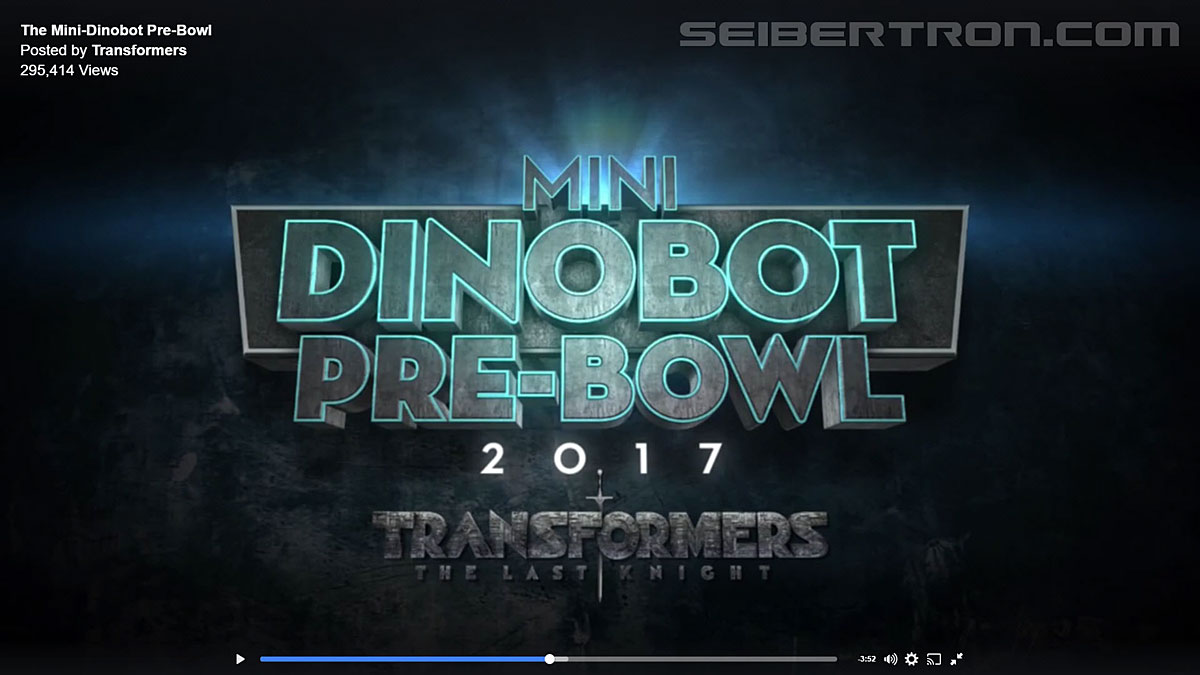 Transformers News: Transformers: The Last Knight Mini Dinobot Pre-Bowl Screencap Gallery