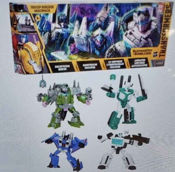 First Look at Buzzworthy Bumblebee Troop Builder Multipack