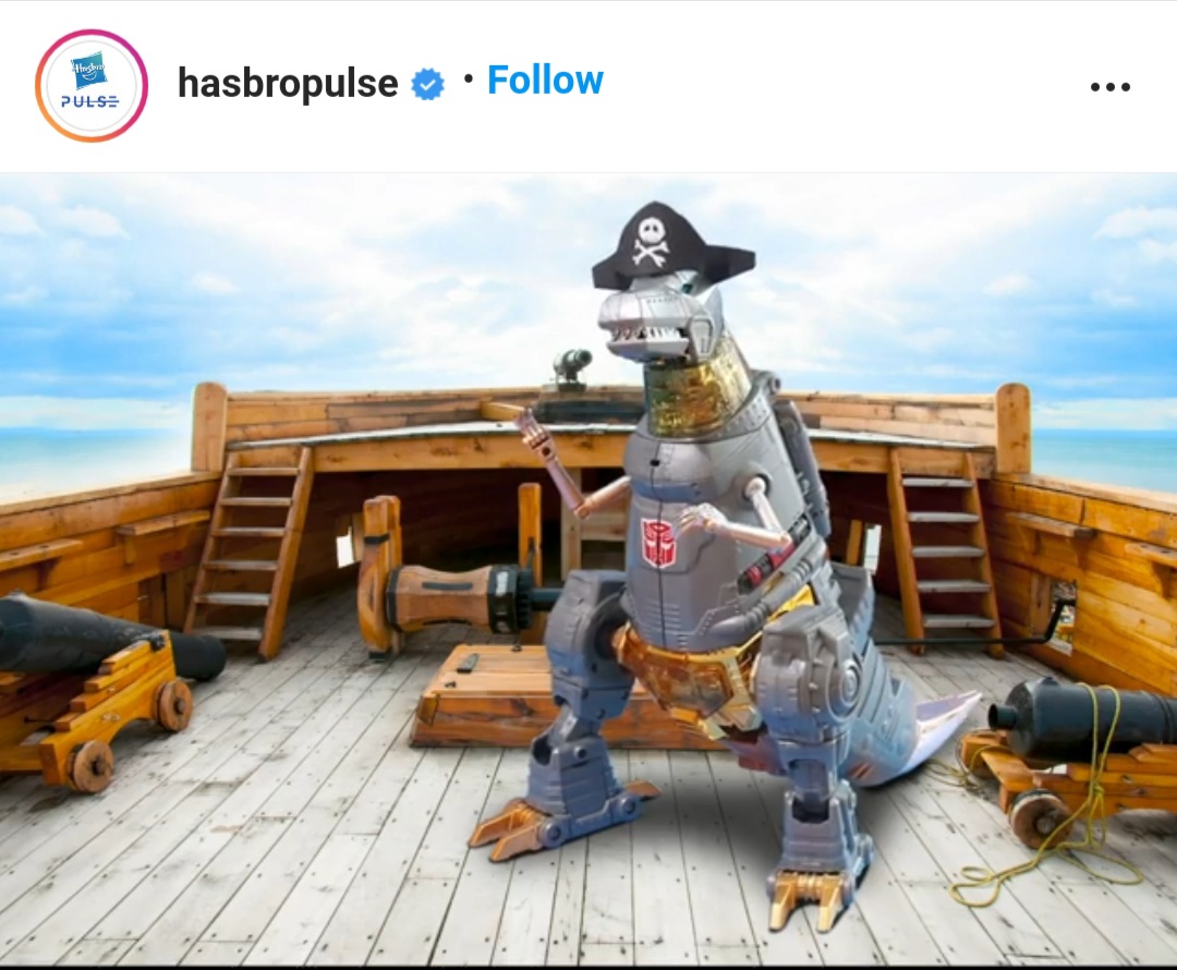 Grimlock Sings a Pirate Sea Shanty Courtesy of Hasbro Pulse