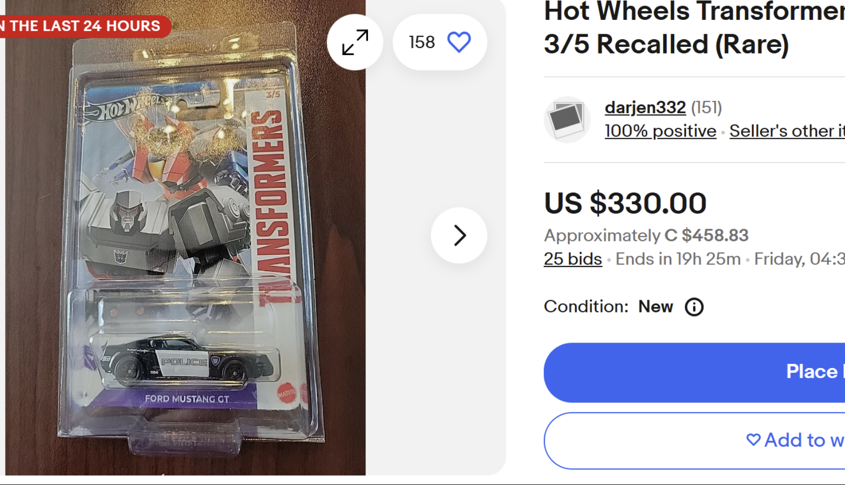 Revised Hot Wheels Barricade has Turned Recalled Release into a Pricey Collectible