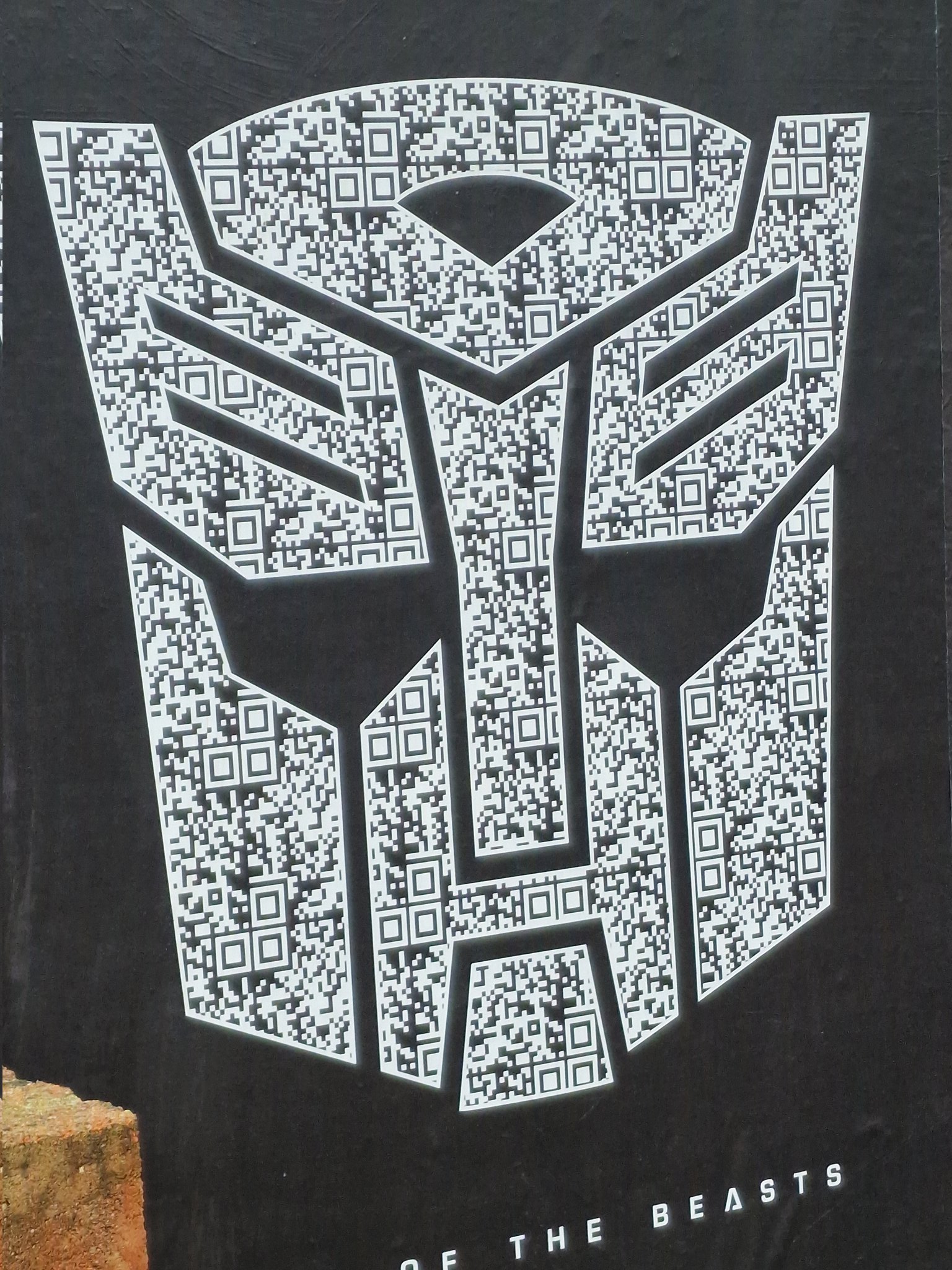 Posters for Transformers Rise of the Beasts Found in UK with QR Codes Leading to Youtube