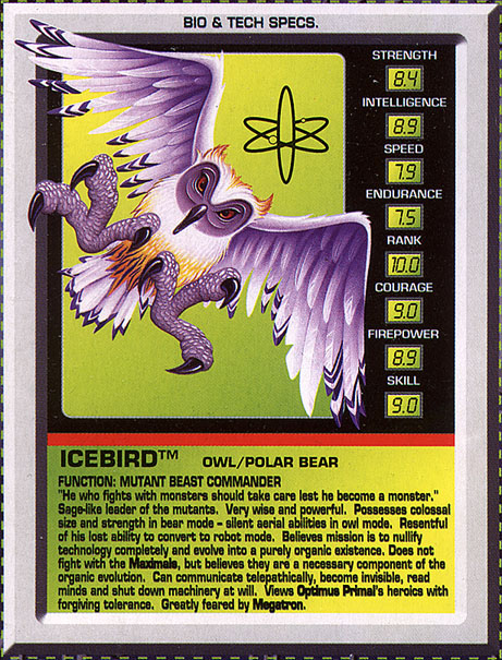 Transformers Tech Spec: Icebird