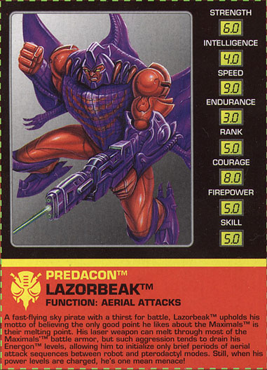 Transformers Tech Spec: Lazorbeak